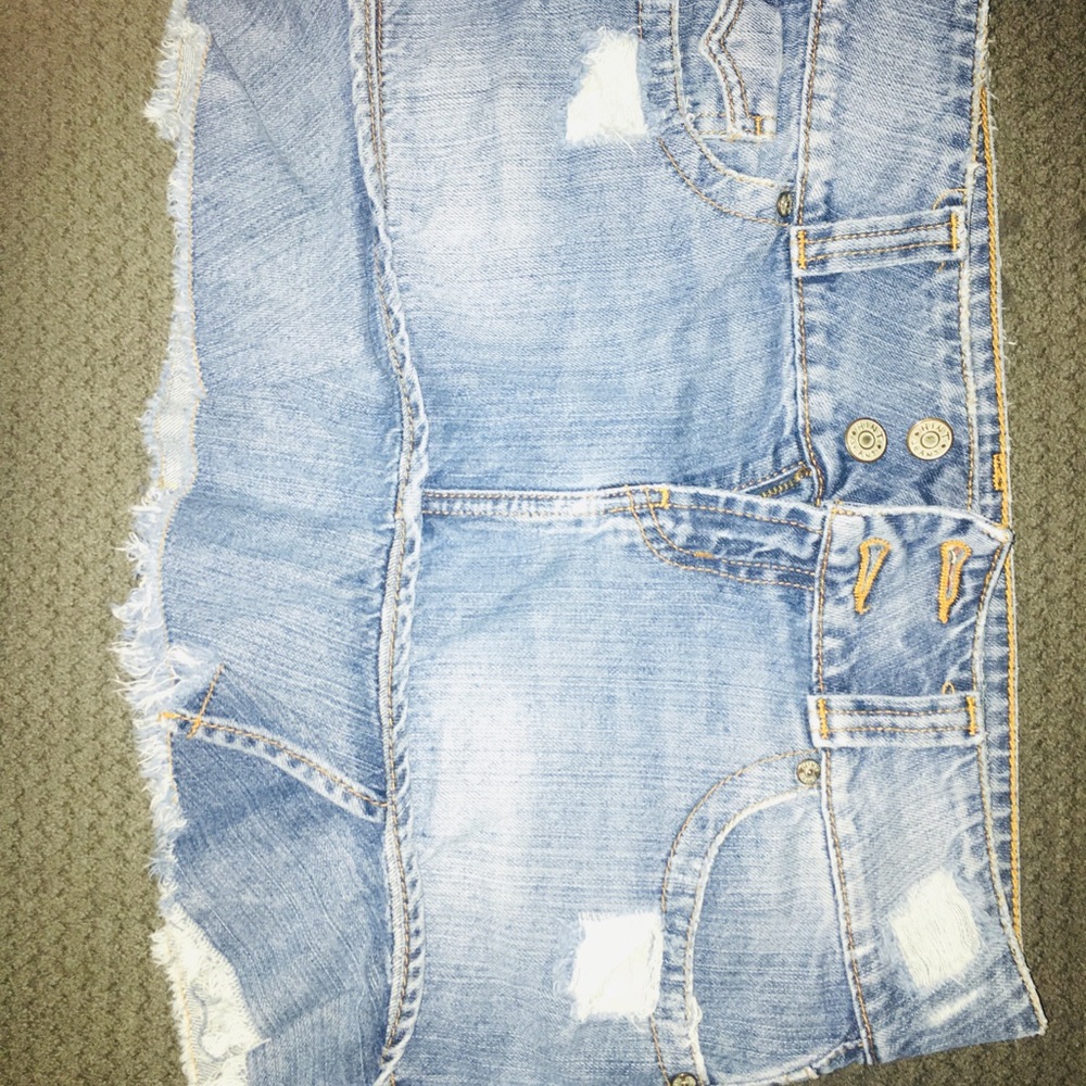 Hint jean skirt